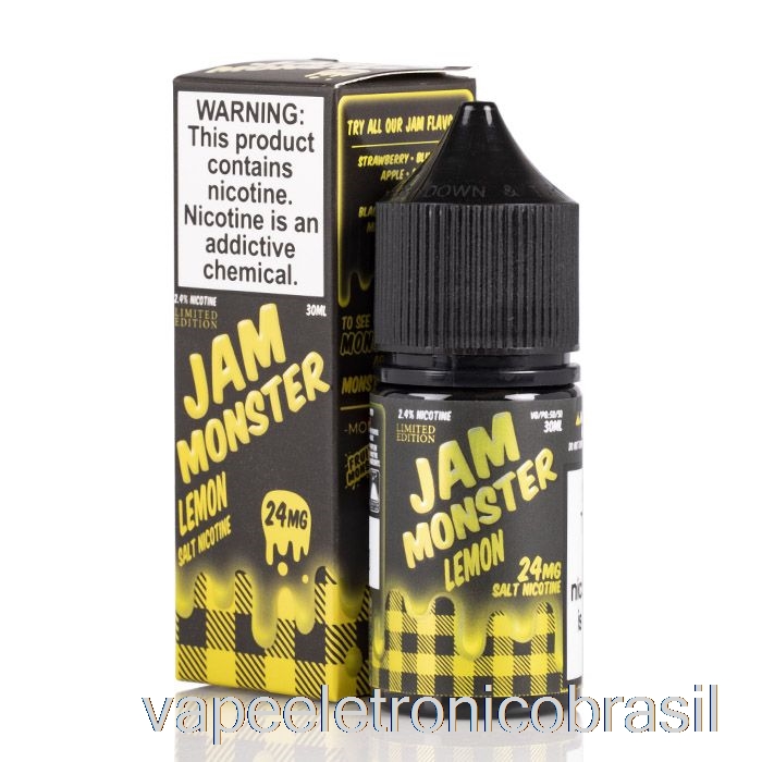 Vape Eletrônico Limão - Jam Monster Salts - 30ml 48mg